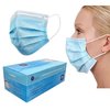 X Factor Scientific 3 Ply Medical Face Masks Type IIR/Level 2, Breathable, Ear Loop, 50PK PP2FM1